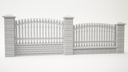 plot ploty betónové ploty drevené brány rýchle ploty
